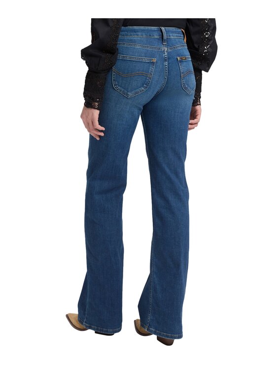 Lee Lee Jeansy 112385796 Niebieski Bootcut Fit