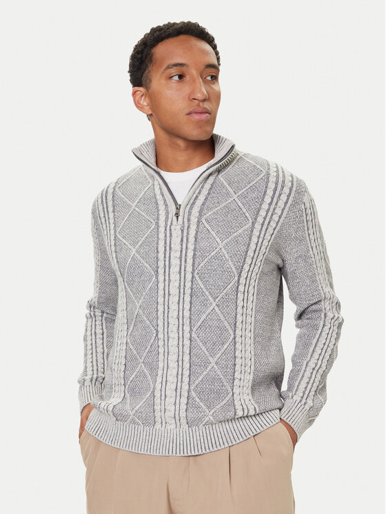 Guess Guess Svetr M5BR44 Z2ZK2 Šedá Regular Fit