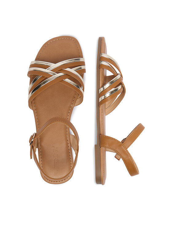 JENNY JENNY Sandalen CEO-6Z9794-2 Hellbraun