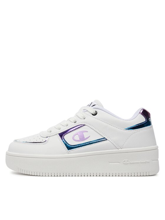 Champion Champion Sneakersy Foul Play Plat Element Slick Low Cut Shoe S11670-CHA-WW009 Bílá