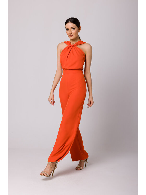 Makover Makover Jumpsuit K164 Arancione Regular Fit