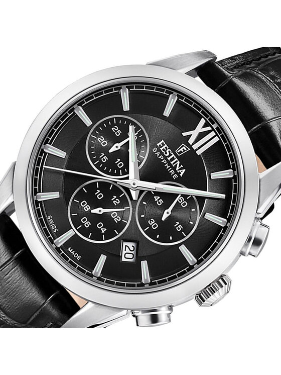 Festina Festina Hodinky F20041-4 Černá