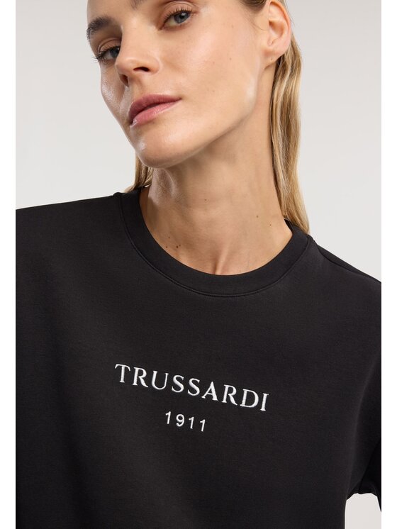 Trussardi Trussardi Felpa G8086000294N033 Nero Regular Fit