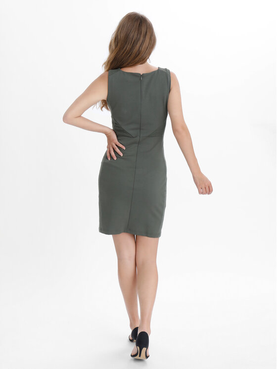 Kaffe Kaffe Vsakodnevna obleka Sara 10500655 Zelena Regular Fit