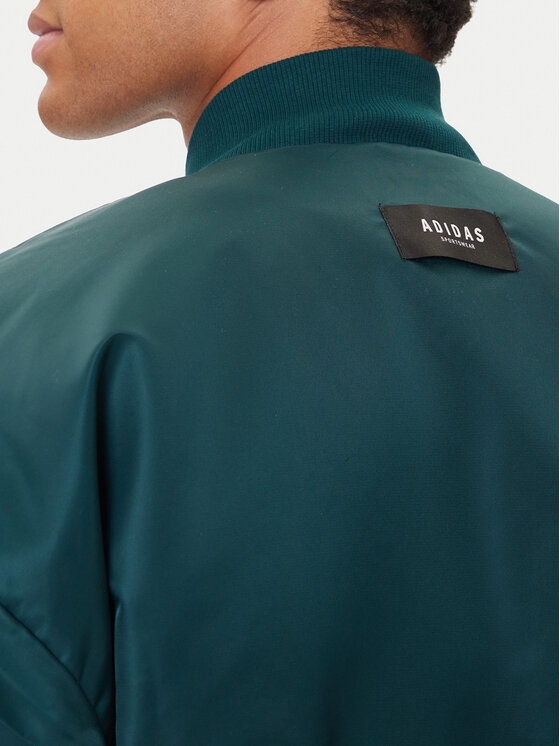 adidas adidas Bomberjacke Stadium JX5637 Grün Loose Fit