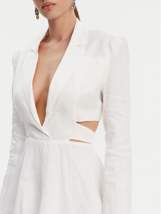 Bardot Bardot Sukienka letnia 59860DB Biały Regular Fit