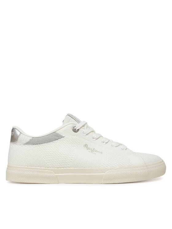 Sneakers Pepe Jeans Kenton Knit PLS31601 Alb