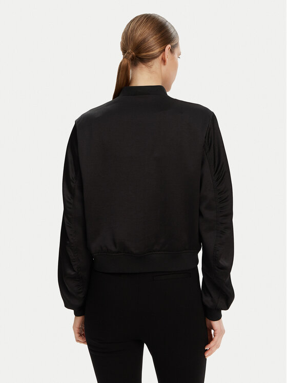 DKNY DKNY Bomber P4JJZXIZ Crna Regular Fit