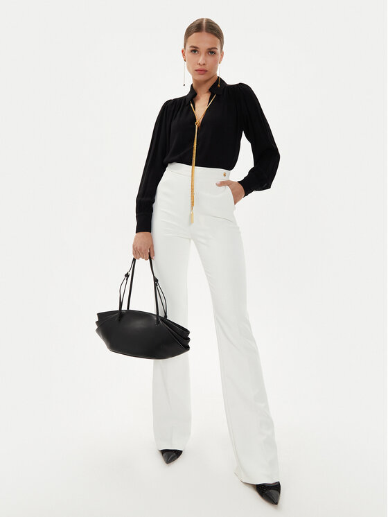 Elisabetta Franchi Elisabetta Franchi Bluzka CA-093-46E2-V420 Czarny Standard Fit