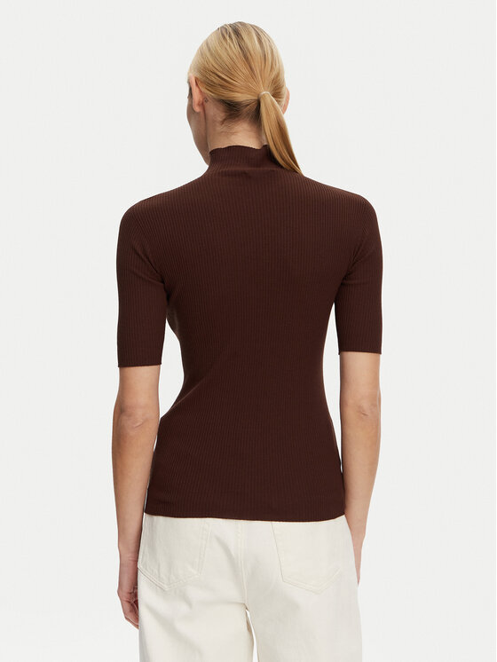 Kontatto Kontatto Sweter 3M0530C Brązowy Regular Fit