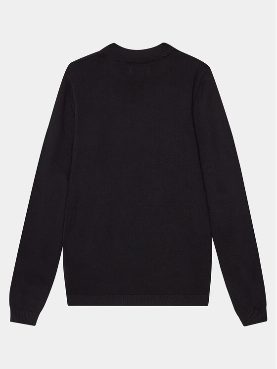 Jack&Jones Junior Jack&Jones Junior Rollkragenpullover 12236767 Schwarz Regular Fit