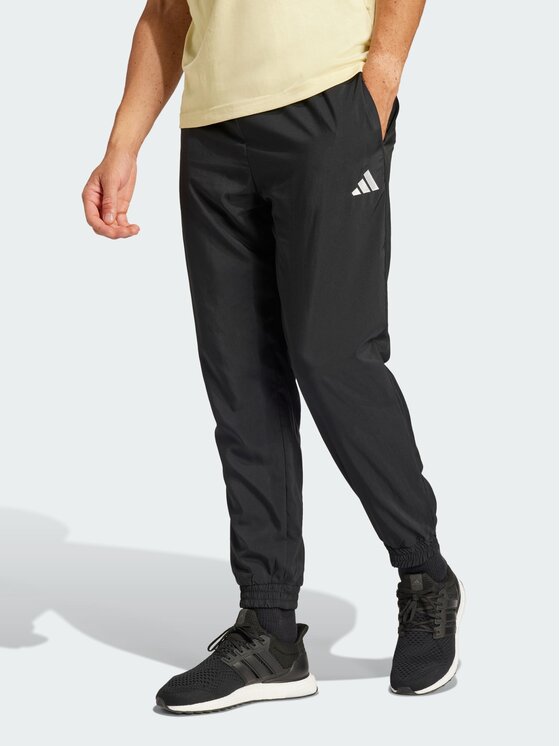 adidas adidas Spodnie materiałowe 140771 Czarny Regular Fit