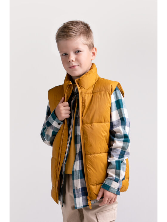 Coccodrillo Coccodrillo Kamizelka ZC2178101OBJ-026 Żółty Regular Fit