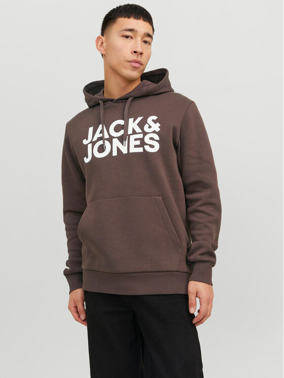 Jack&Jones Majica Dugih Rukava Corp 12152840 Smeđa Standard Fit