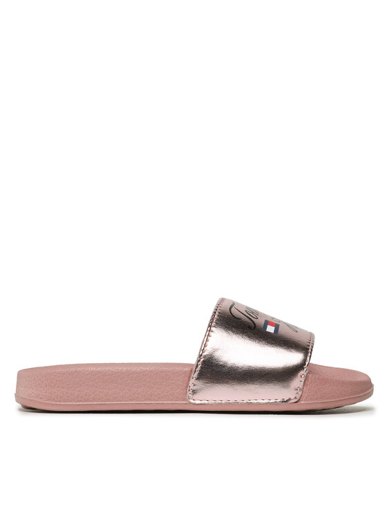 Tommy Hilfiger Šľapky Logo Pool Slide T3A0-32799-1367 Ružová