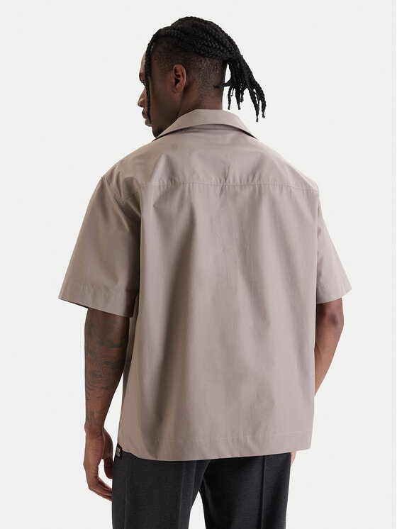 HUGO HUGO Риза Espino 50560580 Бежов Oversize