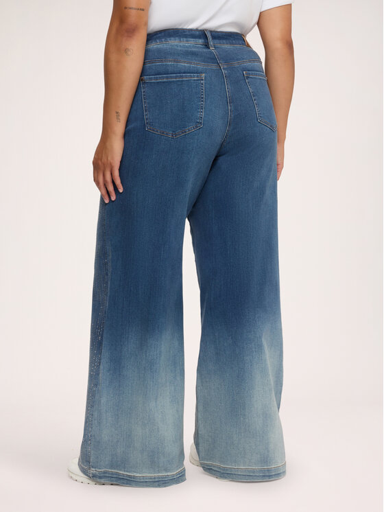 Fiorella Rubino Fiorella Rubino Jeansy P431T105362N024 Niebieski Flare Fit