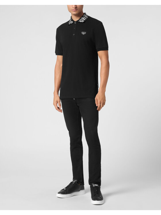 PHILIPP PLEIN PHILIPP PLEIN Polo 9409 Nero Slim Fit