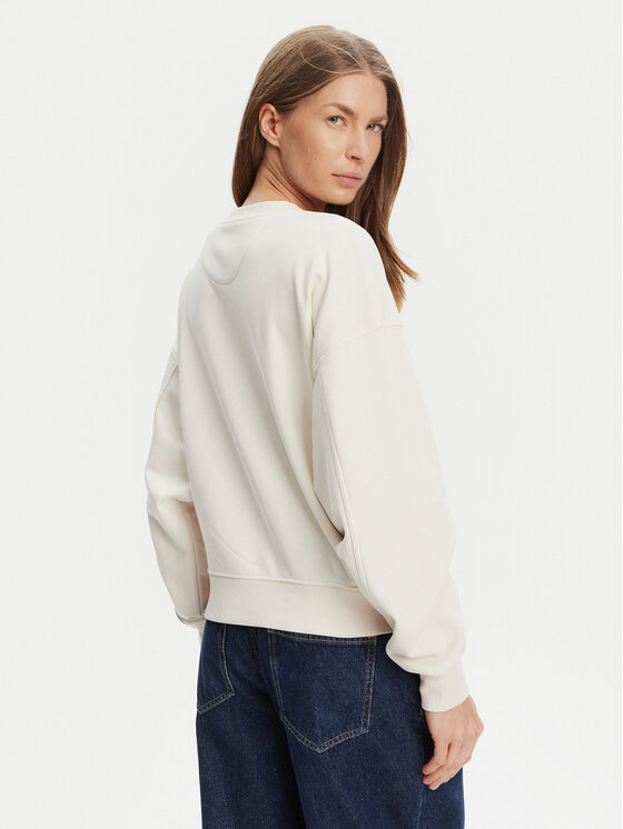 Guess Guess Felpa W5YQ07 KB681 Écru Regular Fit