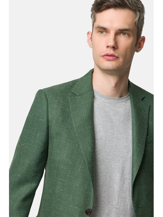 Lancerto Lancerto Marynarka Sintra MA099123000001 Zielony Slim Fit