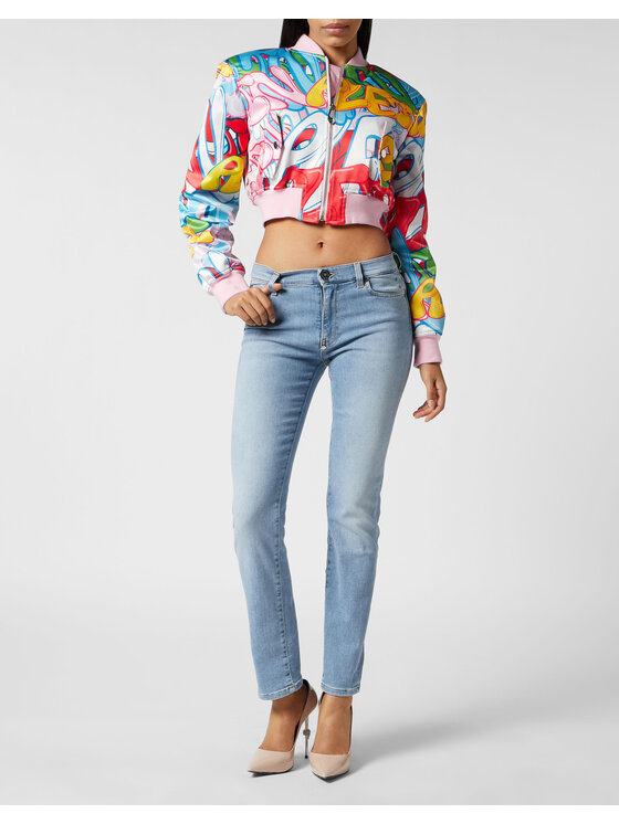 PHILIPP PLEIN PHILIPP PLEIN Bunda bomber 15263 Barevná Regular Fit