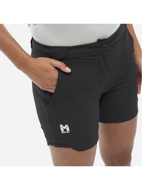 Millet Millet Szorty sportowe Ubic Stretch Short W Czarny Regular Fit
