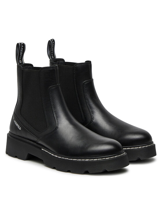 KARL LAGERFELD KARL LAGERFELD Chelsea cipele KL40460 Crna