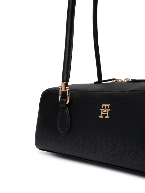 Tommy Hilfiger Tommy Hilfiger Soma Th Grace Shoulder Bag AW0AW18748 Melns