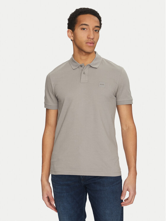 BOSS BOSS Polokošile Passenger 50507803 Šedá Slim Fit
