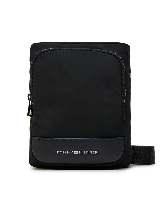 Tommy Hilfiger Tommy Hilfiger Maža rankinė Th Business Nylon Mini Crossover AM0AM13193 Juoda