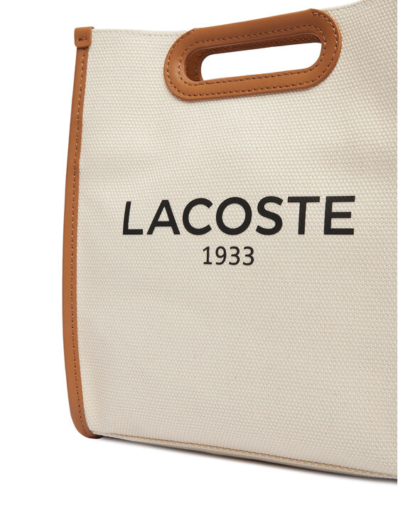 Lacoste Lacoste Сумка Small Heritage Canvas Tote NF5232TD Світло-бежевий
