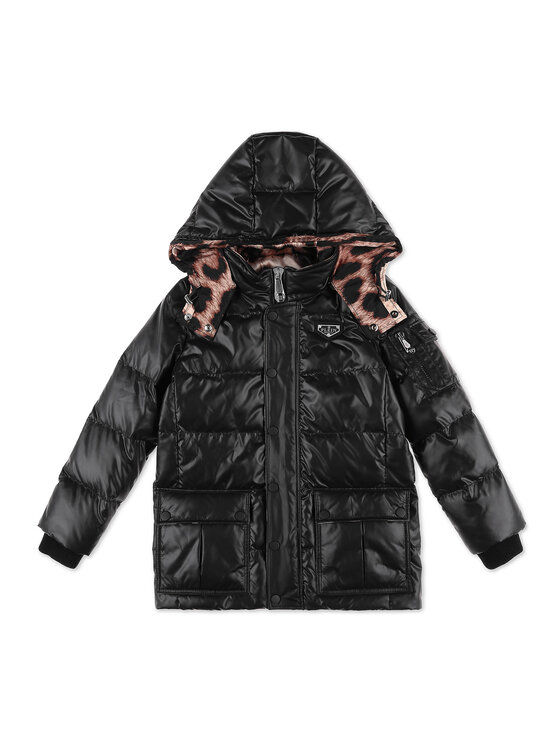 PHILIPP PLEIN PHILIPP PLEIN Kurtka puchowa 4937 Czarny Regular Fit