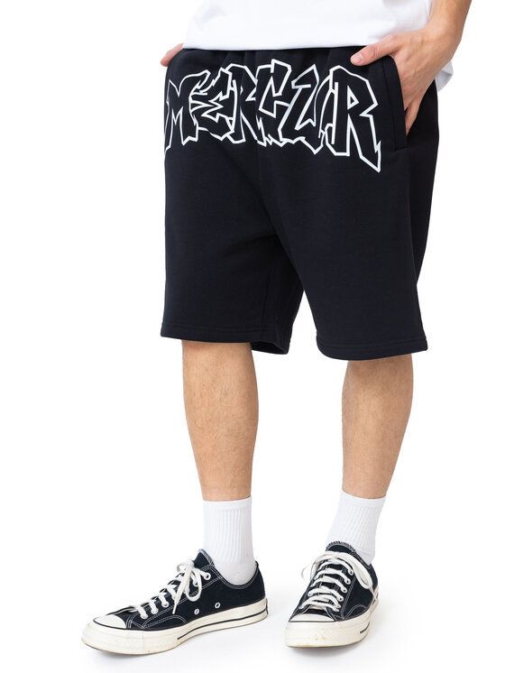 Mercur Mercur Szorty materiałowe Throw Up Czarny Regular Fit