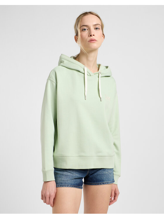 Lee Lee Bluza 112363839 Zielony Relaxed Fit