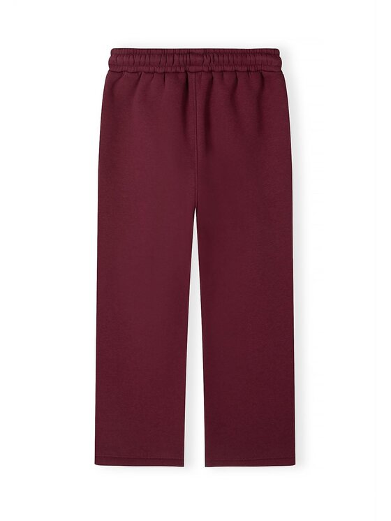 minoti minoti Komplet dresowy 32FLEECE164 Bordowy Wide Leg
