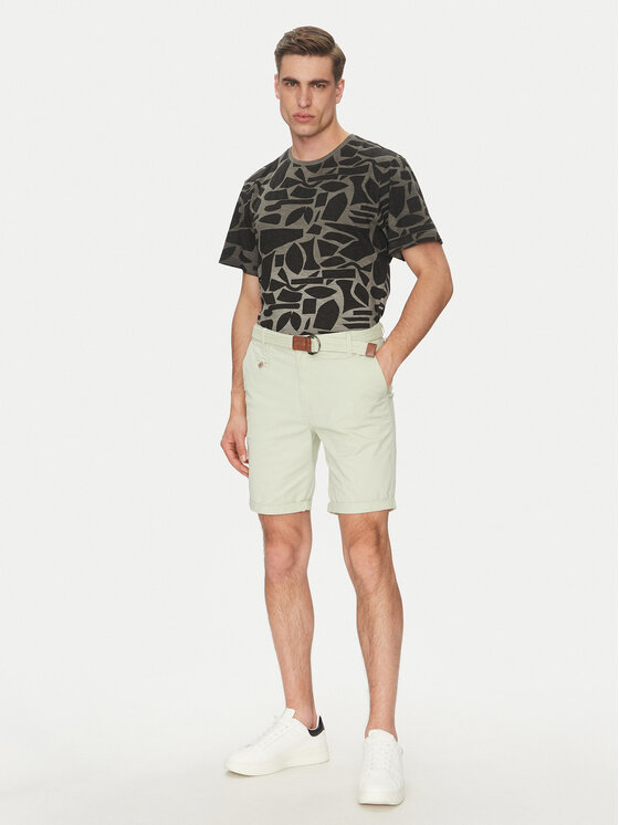 INDICODE INDICODE T-Shirt Avarua 41-102 Černá Regular Fit