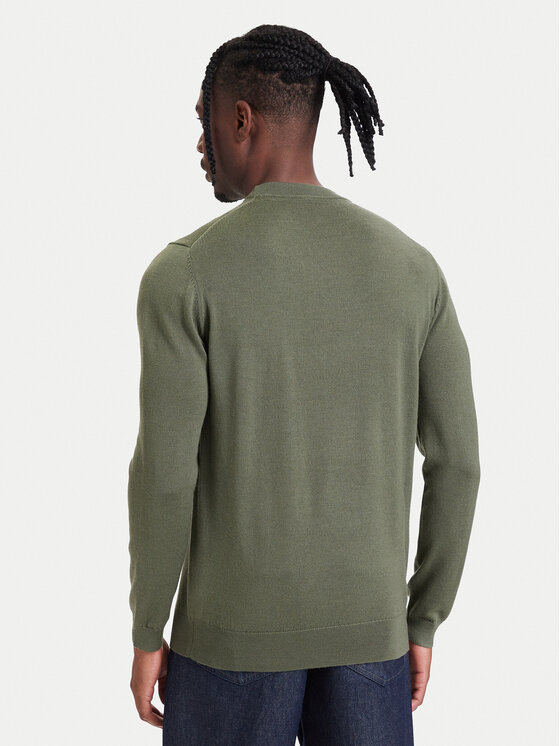 KARL LAGERFELD KARL LAGERFELD Sweter 655000 564399 Zielony ciemny Regular Fit