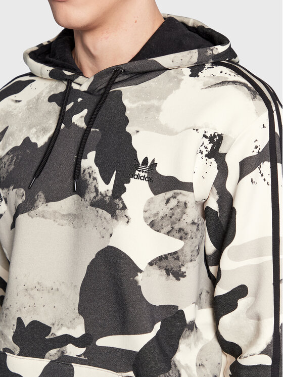 adidas adidas Bluză Camo Series HK2805 Gri Regular Fit