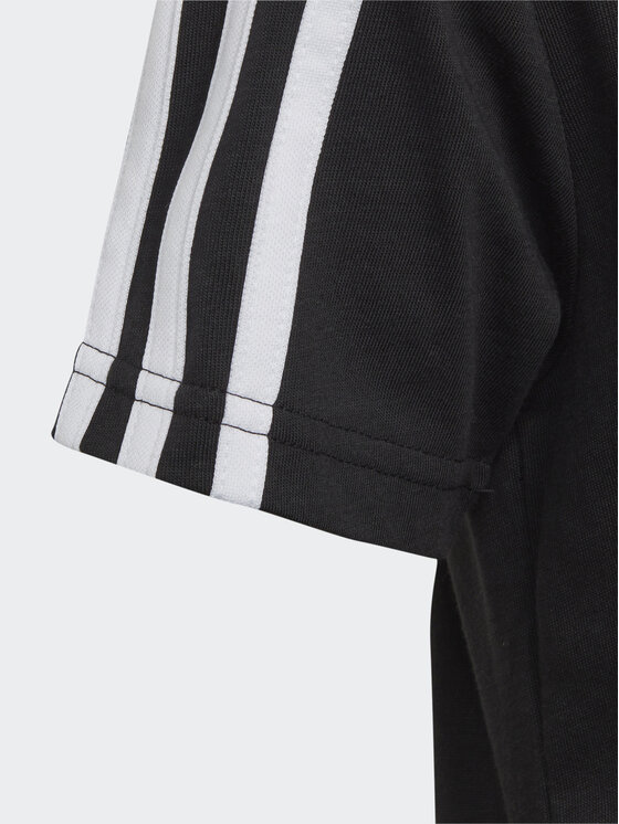 adidas adidas Marškinėliai Essentials 3-Stripes Cotton T-Shirt IC9135 Juoda Regular Fit