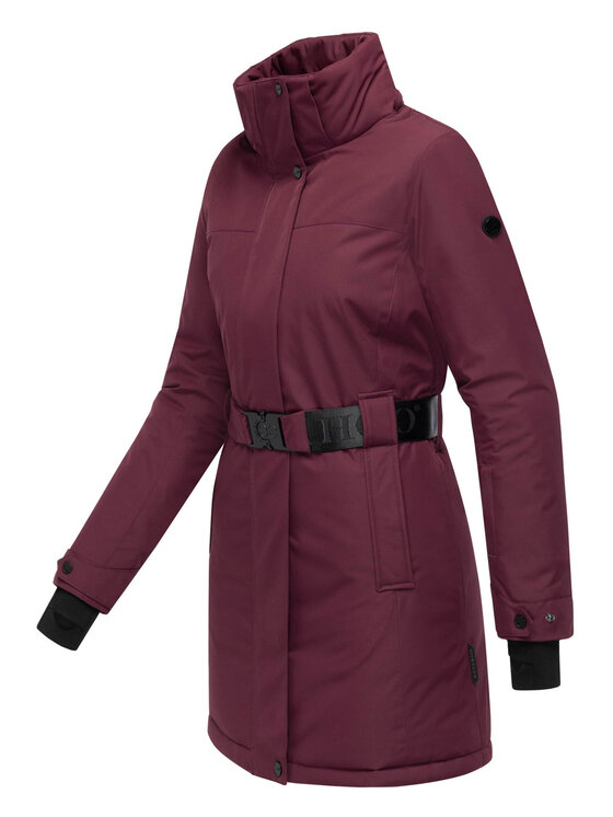 Navahoo Navahoo Kurtka zimowa Frostkuss Bordowy Regular Fit