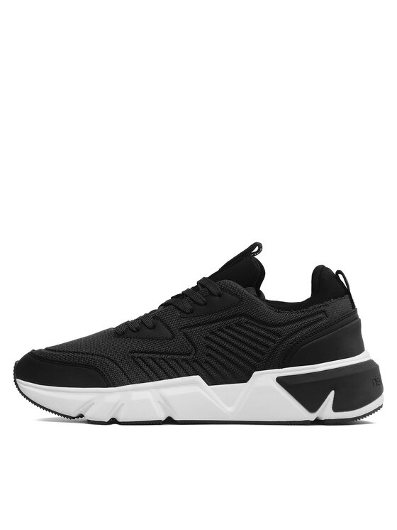 Calvin Klein Calvin Klein Αθλητικά Low Top Lace Up Knit HM0HM00647 Μαύρο
