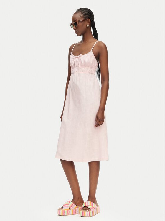 Roxy Roxy Ljetna haljina Rosie ERJWD03871 Ružičasta Regular Fit