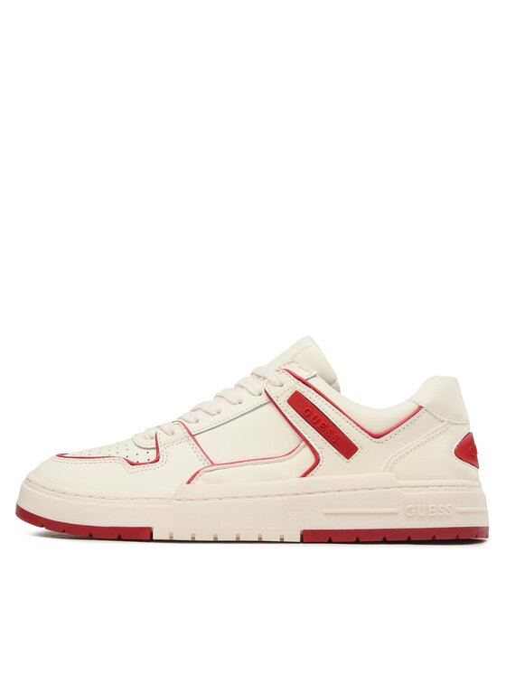 Guess Guess Sneakersy Cento FM6CEN LEA12 Écru