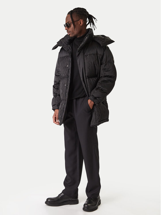 HUGO HUGO Pūkinė striukė Melmus 2541 50549098 Juoda Regular Fit