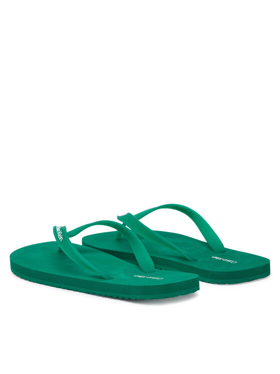 Calvin Klein Calvin Klein Flip-flops Logo Strap HM0HM02105 Zöld