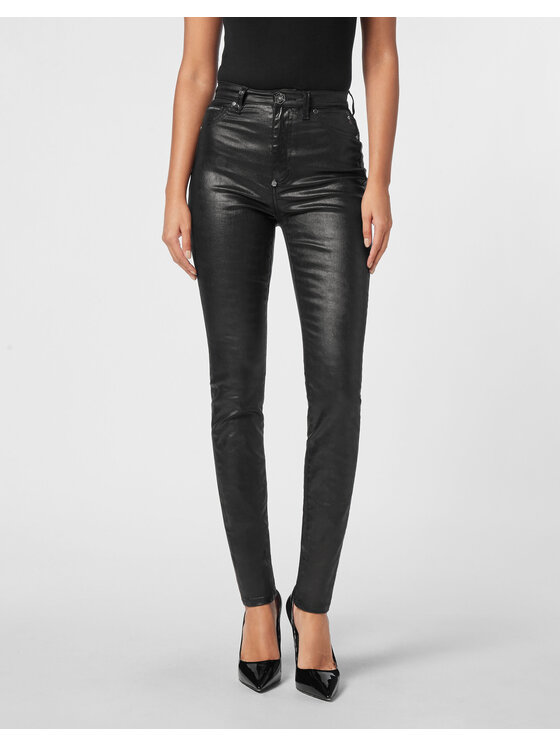 PHILIPP PLEIN PHILIPP PLEIN Jeansy 20037 Czarny Jegging Fit