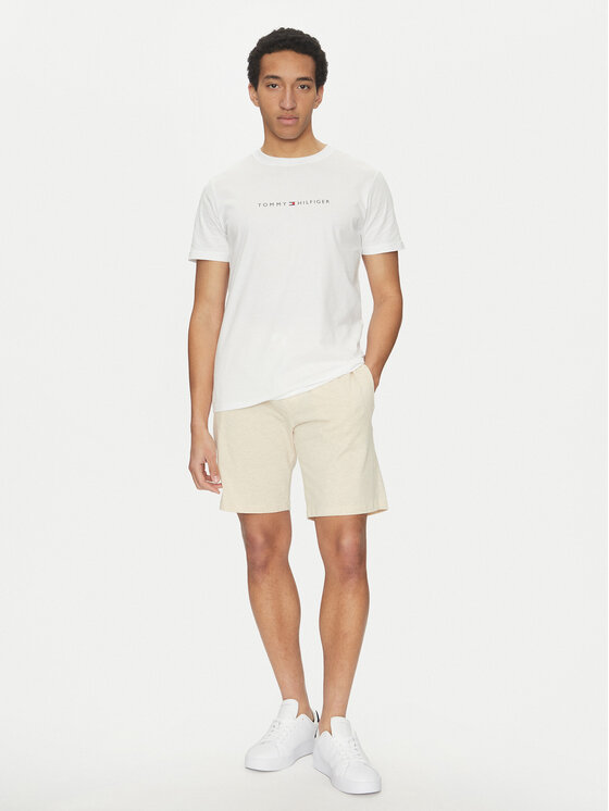 Tommy Hilfiger Tommy Hilfiger Szorty sportowe UM0UM03364 Beżowy Regular Fit