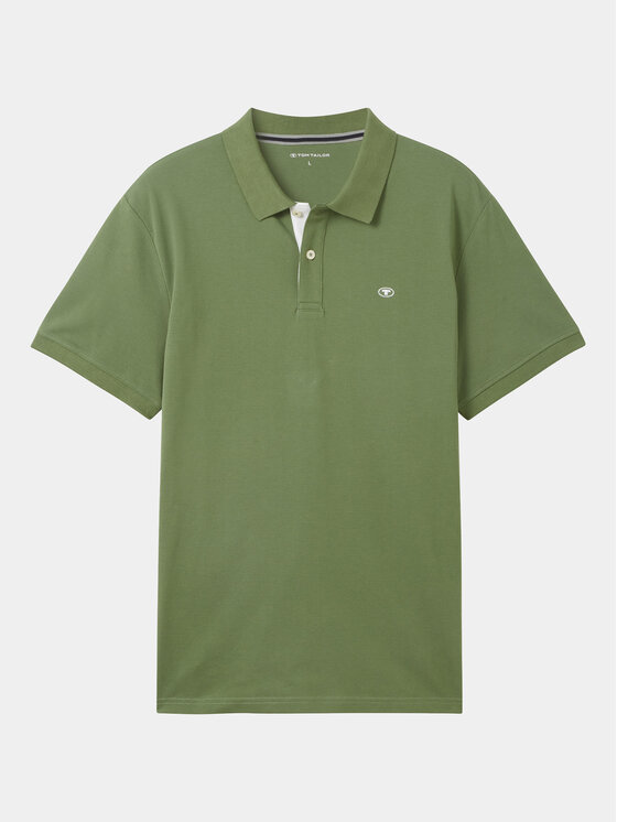 Tom Tailor Polo 1031006 Verde Regular Fit, taglia : S