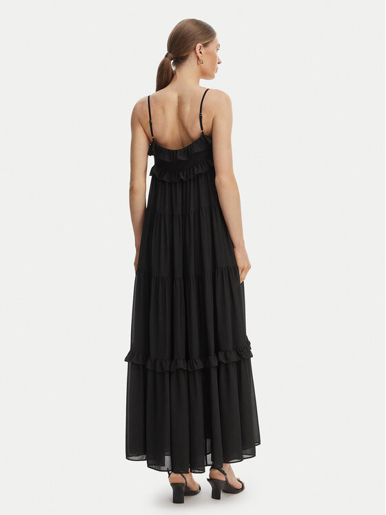 MICHAEL Michael Kors MICHAEL Michael Kors Лятна рокля MS683E37R3 Черен Relaxed Fit