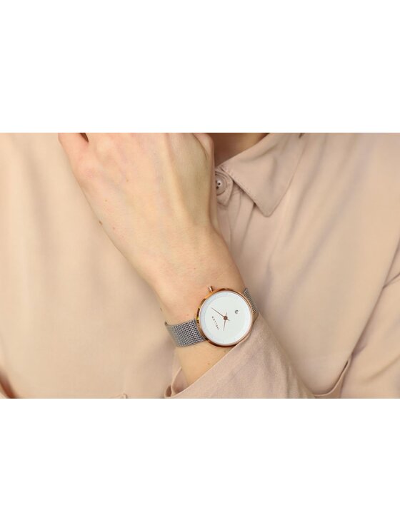 Meller Meller Zegarek W5RB-2SILVER Srebrny